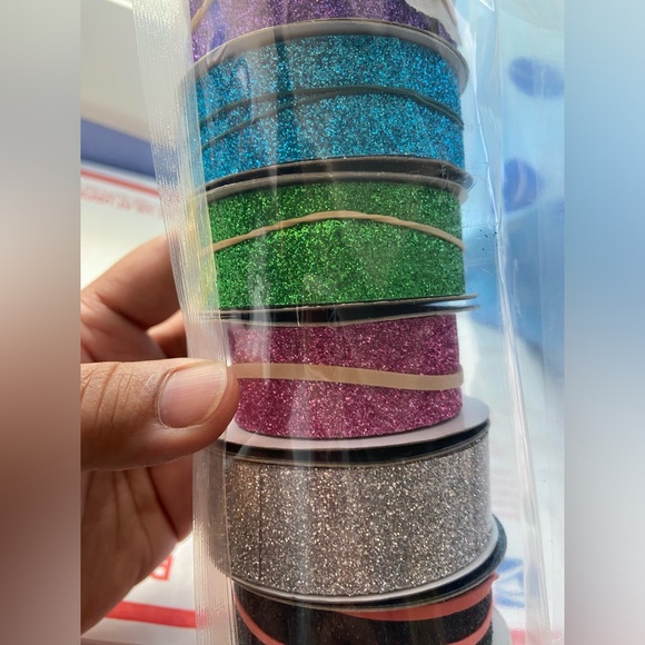 THE RIBBON BOUTIQUE Glitter Couture Ribbons for Hobbies & Craft - Picture 5 of 5